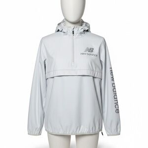 New Balance Gray Hooded Pullover